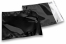 Zwart gekleurde metallic folie enveloppen - 220 x 220 mm | PIT Packaging.be | Enveloppenland