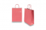 Papieren draagtassen gedraaide handgreep - fluweelrood, 220 x 100 x 310 mm, 90 gr | PIT Packaging.be | Enveloppenland