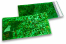 Enveloppes aluminium métallisées colorées - vert holographique 114 x 229 mm | PIT Packaging.be/fr | Paysdesenveloppes