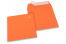 160 x 160 mm -  Oranje gekleurde papieren enveloppen | PIT Packaging.be | Enveloppenland