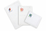 Witte luchtkussen enveloppen (80 grs.) - voorbeeld met logo op de voorzijde | PIT Packaging.be | Enveloppenland