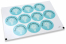 Pastilles adhésives thème communion - meine erstkommunion croix bleue | PIT Packaging.be/fr | Paysdesenveloppes