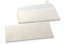 Enveloppes de couleurs nacrées - Blanc, 110 x 220 mm | PIT Packaging.be/fr | Paysdesenveloppes