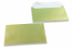 Lime groen gekleurde enveloppen parelmoer - 114 x 162 mm | PIT Packaging.be | Enveloppenland