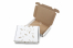 Boîte postale pré-imprimée - plumes d'or | PIT Packaging.be/fr | Paysdesenveloppes