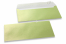 Enveloppes de couleurs nacrées - Vert lime, 110 x 220 mm | PIT Packaging.be/fr | Paysdesenveloppes