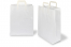 Sacs papier kraft avec anses plates - blanc, 320 x 140 x 420 mm | PIT Packaging.be/fr | Paysdesenveloppes
