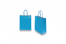 Sacs papier kraft avec anses rondes - bleu, 180 x 80 x 220 mm, 90 gr | PIT Packaging.be/fr | Paysdesenveloppes