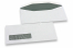 Vensterenveloppen, wit, 114 x 229 mm (C 5/6), venster links 30 x 100 mm, 15 mm van links en 20 mm van onder, gegomd, 80 grams | PIT Packaging.be | Enveloppenland