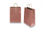Papieren draagtassen gedraaide handgreep - metallic rood, 260 x 120 x 350 mm, 90 gr | PIT Packaging.be | Enveloppenland