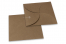 Enveloppe cadeau forme fleur - Bronze | PIT Packaging.be/fr | Paysdesenveloppes