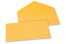 Enveloppes colorées pour cartes de voeux - jaune or, 110 x 220 mm | PIT Packaging.be/fr | Paysdesenveloppes