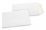 Pochettes en papier kraft couleur - Blanc, 85 x 125 mm | PIT Packaging.be/fr | Paysdesenveloppes