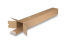 Tubes d'expédition carrés avec bande adhésive QuattroStar - 715 x 105 x 105 mm | PIT Packaging.be/fr | Paysdesenveloppes
