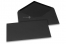 Enveloppes colorées pour cartes de voeux - noir, 110 x 220 mm | PIT Packaging.be/fr | Paysdesenveloppes