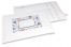 Witte luchtkussen enveloppen Pasen - zwart met kleuren | PIT Packaging.be | Enveloppenland