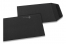 Pochettes en papier kraft couleur - Noir, 85 x 125 mm | PIT Packaging.be/fr | Paysdesenveloppes
