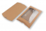 Boîtes oreiller en kraft - 162 x 229 x 35 mm - avec fenêtre 120 x 180 mm | PIT Packaging.be/fr | Paysdesenveloppes