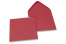 Wenskaart enveloppen gekleurd - donkerrood, 155 x 155 mm | PIT Packaging.be | Enveloppenland