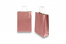 Sacs papier kraft avec anses rondes - rose métallisé, 220 x 100 x 310 mm, 90 gr | PIT Packaging.be/fr | Paysdesenveloppes