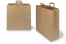 Sacs papier kraft avec anses plates - marron, 450 x 170 x 480 mm | PIT Packaging.be/fr | Paysdesenveloppes