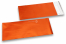 Oranje gekleurde mat metallic folie enveloppen - 110 x 220 mm | PIT Packaging.be | Enveloppenland