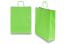 Sacs papier kraft avec anses rondes - vert, 320 x 120 x 410 mm, 100 gr | PIT Packaging.be/fr | Paysdesenveloppes