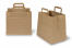 Sacs papier kraft avec anses plates - marron, 260 x 175 x 245 mm | PIT Packaging.be/fr | Paysdesenveloppes