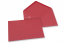 Wenskaart enveloppen gekleurd - rood, 133 x 184 mm | PIT Packaging.be | Enveloppenland