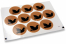 Sluitzegels doop - bruin met zwarte duif | PIT Packaging.be | Enveloppenland