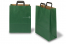 Papieren draagtassen platte handgreep - groen, 320 x 140 x 420 mm | PIT Packaging.be | Enveloppenland