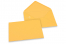 Enveloppes colorées pour cartes de voeux - jaune or, 133 x 184 mm | PIT Packaging.be/fr | Paysdesenveloppes