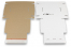 Boîte postale pliante extra-plate avec bande adhésive - blanc | PIT Packaging.be/fr | Paysdesenveloppes