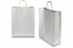 Sacs papier kraft avec anses rondes - argent, 320 x 120 x 410 mm, 100 gr | PIT Packaging.be/fr | Paysdesenveloppes