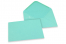 Enveloppes colorées pour cartes de voeux - turquoise, 133 x 184 mm | PIT Packaging.be/fr | Paysdesenveloppes