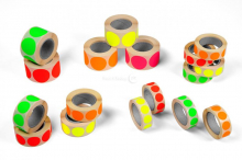 Etiketten gekleurd rond  | PIT Packaging.be | Enveloppenland