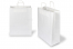 Papieren draagtassen gedraaide handgreep - wit, 320 x 140 x 420 mm, 100 gr | PIT Packaging.be | Enveloppenland