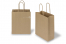 Sacs papier kraft avec anses rondes - brun rayé, 180 x 80 x 220 mm, 90 gr | PIT Packaging.be/fr | Paysdesenveloppes