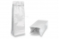 Stazakken met vlakke bodem - wit, 2000 ml / 1000 gram gemalen koffie | PIT Packaging.be | Enveloppenland