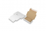 Boîte postale pliante extra-plate avec bande adhésive - 160 x 120 x 25 mm (A6), blanc | PIT Packaging.be/fr | Paysdesenveloppes
