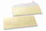Enveloppes de couleurs nacrées - Champagne, 110 x 220 mm | PIT Packaging.be/fr | Paysdesenveloppes
