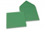 Enveloppes colorées pour cartes de voeux - vert foncé, 155 x 155 mm | PIT Packaging.be/fr | Paysdesenveloppes