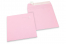 160 x 160 mm -  Lichtroze gekleurde papieren enveloppen | PIT Packaging.be | Enveloppenland