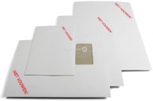 Bordrug enveloppen ‘niet vouwen!’ | PIT Packaging.be | Enveloppenland