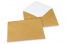 Wenskaart enveloppen gekleurd - goud, 162 x 229 mm | PIT Packaging.be | Enveloppenland