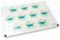 Pastilles adhésives à naissance - poucette bébé bleu | PIT Packaging.be/fr | Paysdesenveloppes