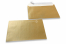 Goud gekleurde enveloppen parelmoer - 162 x 229 mm | PIT Packaging.be | Enveloppenland