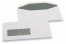 Enveloppes blanches à fenêtre, blanche, 114 x 229 mm (C 5/6), fenêtre à gauche 40 x 110 mm, position de la fenêtre à 20 mm du gauche et à 24 mm du bas, fermeture gommée, 80 grammes | PIT Packaging.be/fr | Paysdesenveloppes