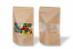 Stazakken kraft met venster - bruin, 160 x 270 x 80 mm, 750 ml | PIT Packaging.be | Enveloppenland
