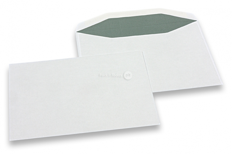 Witte papieren enveloppen, 156 x 220 mm (EA5), 90 grams, gegomd, gewicht per stuk ca. 7 gr.